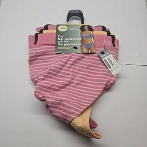 Kindly Yours Ladies 3 Pack Nylon Seamless Thongs Size XXXL(22) - New